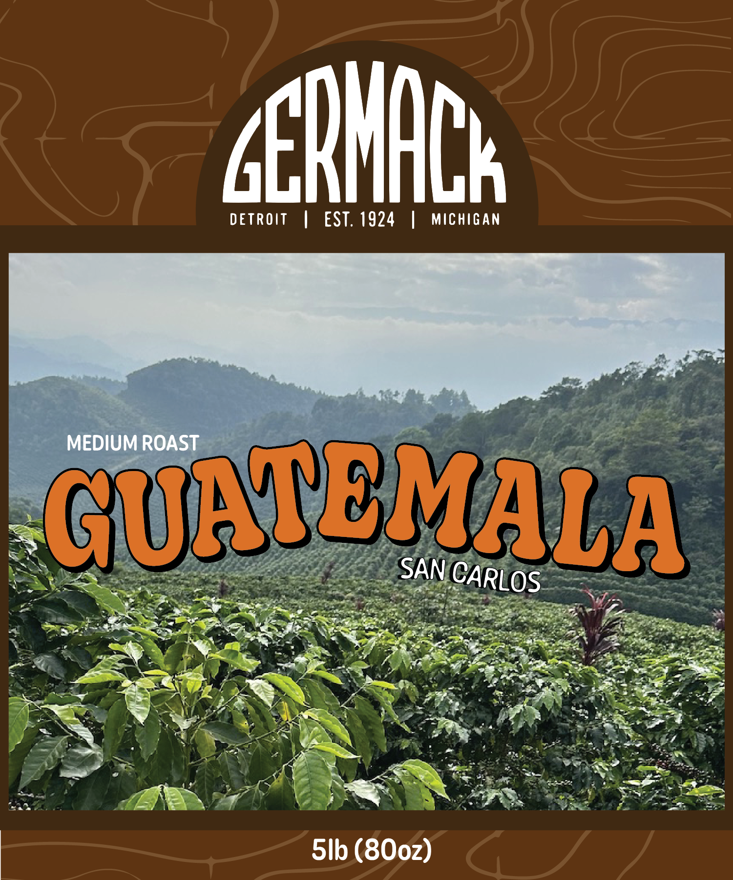 Germack Coffee 5lb - Guatemala San Carlos